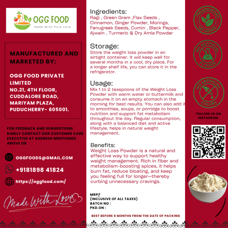 weight loss powder